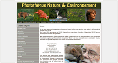 Desktop Screenshot of photo-nature-environnement.com